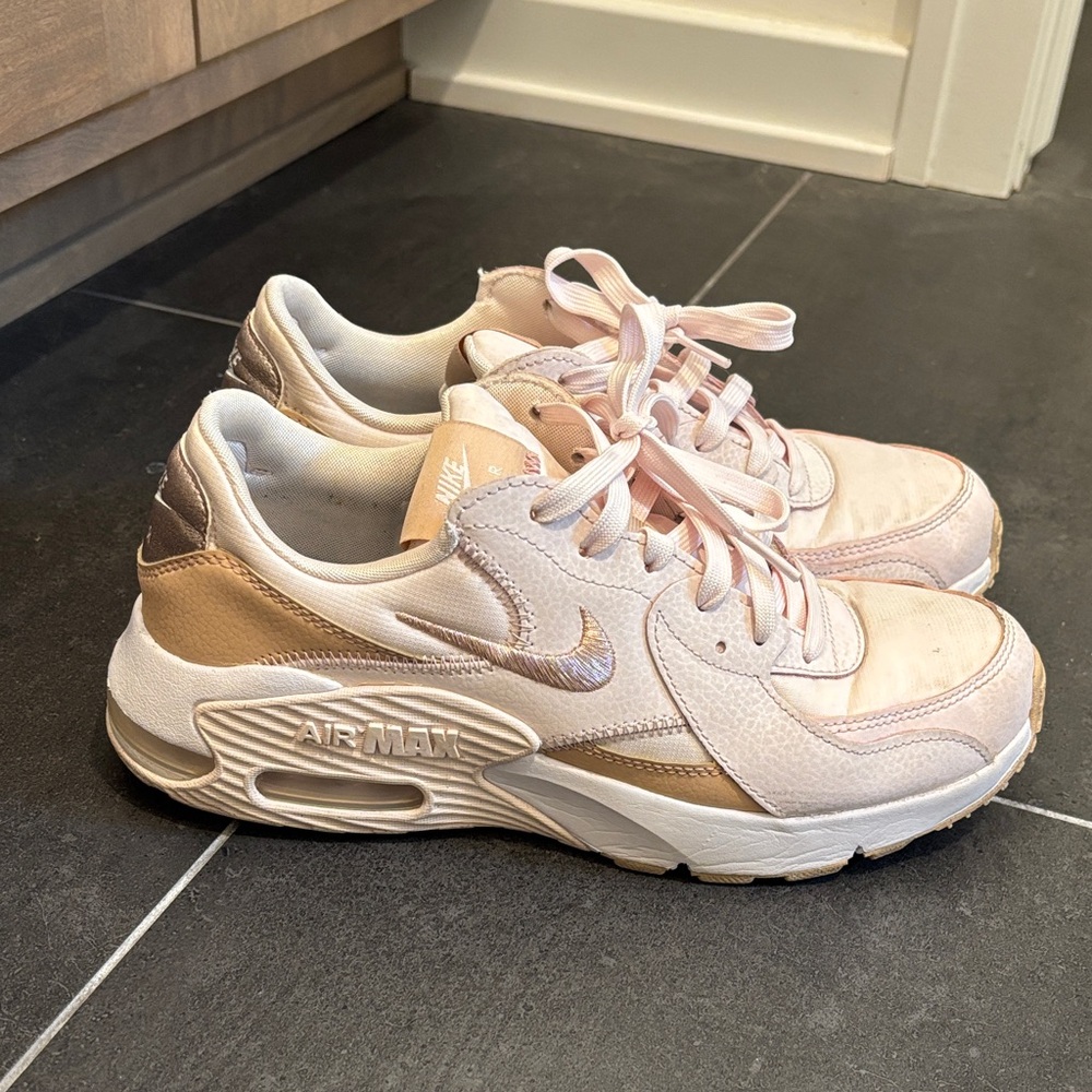 Nike Women's Air Max Excee Sneakers - Light Pink and Beige